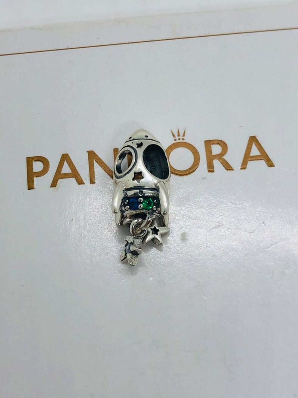 Pandora Space Love Rocket Charm